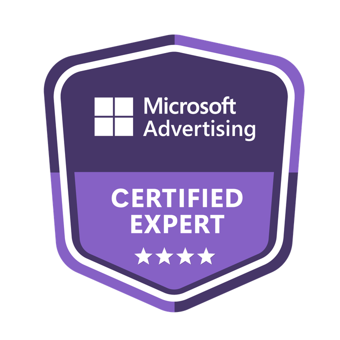 Microsoft Advertising Certified Expert Badge